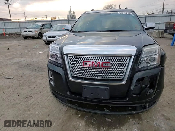 2015 GMC Terrain Denali with VIN 2GKFLUE38F6295381, listed as a Copart auction lot 85575294 with 29,133 mi miles and Salvage Title. Bid and sale history available at DreamBid. Image 12.