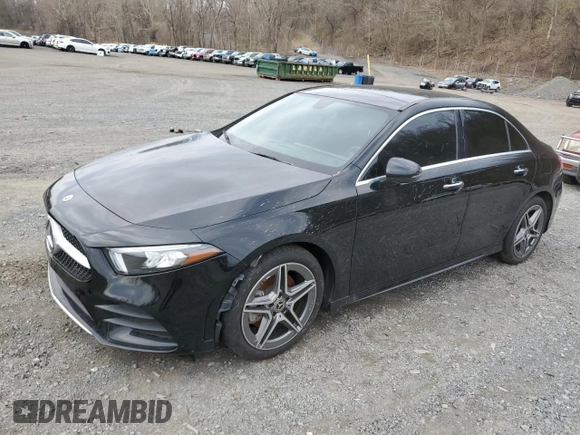 2022 Mercedes-Benz A 220 with VIN W1K3G4FB4NJ365135, listed as a Copart auction lot 53112635 with Not Provided miles and Salvage Title. Bid and sale history available at DreamBid. Image 1.