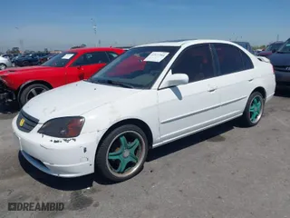 2003 Honda Civic EX with VIN 2HGES26753H508367, listed as a IAAI auction lot 41977264 with 203,867 mi miles. Bid and sale history available at carsss.com. Image 2.