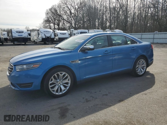 2015 Ford Taurus Limited with VIN 1FAHP2F80FG146976, listed as a Copart auction lot 45020025 with 143,495 mi miles and Salvage Title. Bid and sale history available at DreamBid. Image 1.