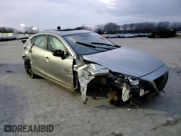 2015 Mazda 3 S Touring with VIN JM1BM1V35F1230058, listed as a Copart auction lot 85982144 with Not Provided miles and Salvage Title. Bid and sale history available at DreamBid. Image 10.