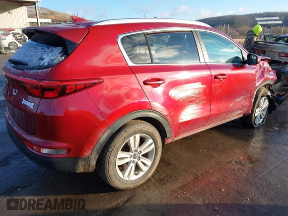 2018 Kia Sportage LX z VIN KNDPMCAC8J7360591, wystawiony jako IAAI lot #38685134 z przebiegiem 95 649 mil mil oraz . Historia ofert i sprzedaży dostępna na DreamBid. Obrazek 4.