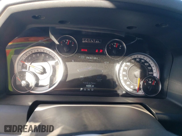 2019 Ram 1500 Classic Warlock with VIN 1C6RR6GG6KS676714, listed as a Copart auction lot 88512745 with 92,806 mi miles and Salvage Title. Bid and sale history available at carsss.com. Image 9.