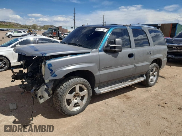 2005 Cadillac Escalade z VIN 1GYEK63N15R156958, wystawiony jako Copart lot #55286165 z przebiegiem Nie podano mil oraz Czysty tytuł • Clean title. Historia ofert i sprzedaży dostępna na DreamBid. Obrazek 1.