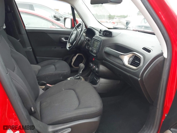 2017 Jeep Renegade Altitude with VIN ZACCJABB1HPF97308, listed as a IAAI auction lot 41768981 with 70,700 mi miles. Bid and sale history available at carsss.com. Image 5.