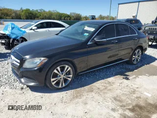 2015 Mercedes-Benz C-Class C 300 with VIN 55SWF4JB5FU095194, listed as a Copart auction lot 48230465 with 0 mi miles and Clean Title. Bid and sale history available at carsss.com. Image 1.