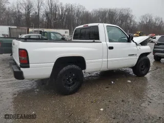1999 Dodge Ram 1500 with VIN 1B7HC16X8XS213569, listed as a Copart auction lot 83028614 with 0 mi miles and Salvage Title. Bid and sale history available at carsss.com. Image 3.