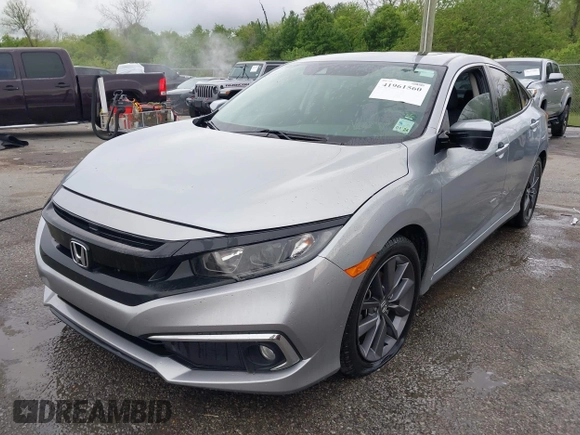 2020 Honda Civic EX-L with VIN 19XFC1F78LE001386, listed as a IAAI auction lot 41961560 with 115,745 mi miles and . Bid and sale history available at DreamBid. Image 2.