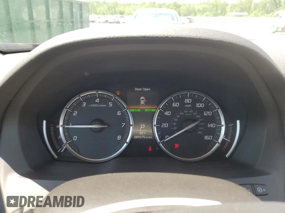 2018 Acura MDX Technology with VIN 5J8YD4H79JL013024, listed as a Copart auction lot 56450505 with 89,375 mi miles and Salvage title. Bid and sale history available at DreamBid. Image 9.