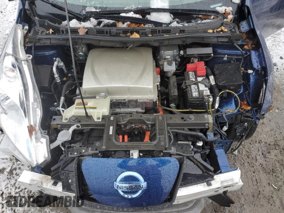 2016 Nissan LEAF S with VIN 1N4AZ0CP8GC304730, listed as a Copart auction lot 68542692 with 29,435 mi miles. Bid and sale history available at carsss.com. Image 12.