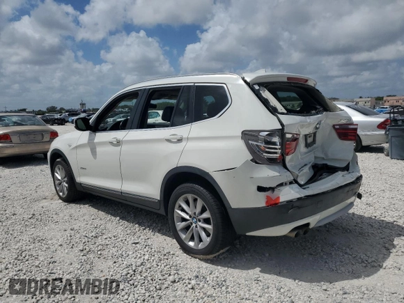 2011 BMW X3 28i with VIN 5UXWX5C51BL711233, listed as a Copart auction lot 51435145 with 135,876 mi miles and Salvage Title. Bid and sale history available at carsss.com. Image 2.