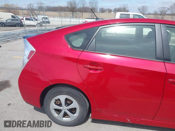 2013 Toyota Prius One with VIN JTDKN3DU5D0344180, listed as a IAAI auction lot 41961084 with 90,173 mi miles and . Bid and sale history available at DreamBid. Image 19.