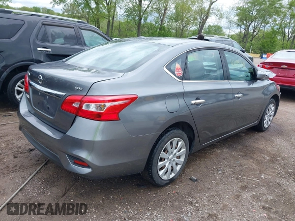 2017 Nissan Sentra SV with VIN 3N1AB7AP6HL702358, listed as a IAAI auction lot 42189741 with 84,025 mi miles and . Bid and sale history available at DreamBid. Image 4.