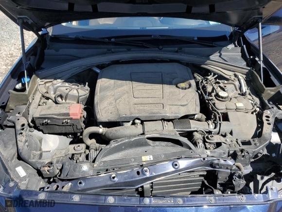 2018 Jaguar F-PACE 25t Premium with VIN SADCJ2FX9JA254722, listed as a Copart auction lot 49597085 with 84,668 mi miles and Salvage Title. Bid and sale history available at carsss.com. Image 12.