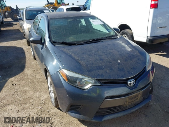 2016 Toyota Corolla L with VIN 2T1BURHE4GC603048, listed as a IAAI auction lot 42061311 with 114,407 mi miles and . Bid and sale history available at DreamBid. Image 1.
