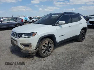 2021 Jeep Compass Limited z VIN 3C4NJDCB1MT586806, wystawiony jako Copart lot #51960585 z przebiegiem 55 277 mil mil oraz Szkoda całkowita • Salvage title. Historia ofert i sprzedaży dostępna na DreamBid. Obrazek 1.