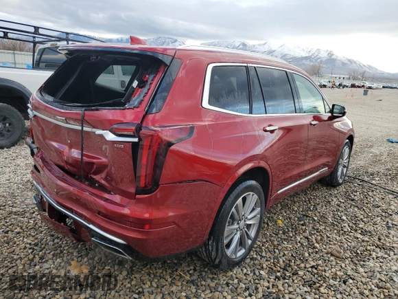2023 Cadillac XT6 AWD Premium Luxury с VIN 1GYKPDRS8PZ183020, выставлен на аукционе Copart как лот 49917685 с пробегом 43 436 миль миль и На запчасти • Non repairable. История ставок и продаж доступна на DreamBid. Изображение 3.