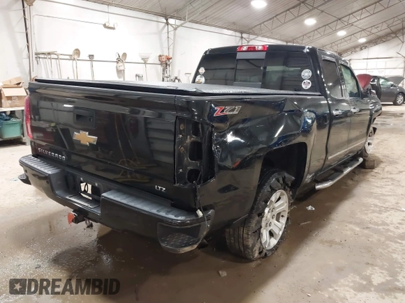 2016 Chevrolet Silverado 1500 LTZ with VIN 1GCVKSECXGZ153375, listed as a IAAI auction lot 39588079 with 69,433 mi miles. Bid and sale history available at carsss.com. Image 4.