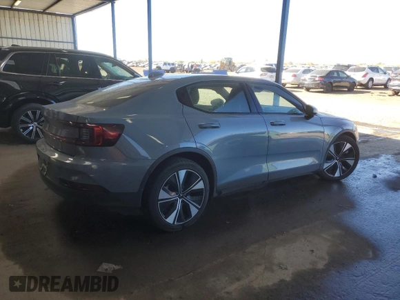 2023 Polestar 2 z VIN YSMEG3KA7PL159121, wystawiony jako Copart lot #76998654 z przebiegiem 160 mil mil oraz Czysty tytuł • Clean title. Historia ofert i sprzedaży dostępna na DreamBid. Obrazek 3.