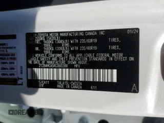 2024 Lexus RX 350 с VIN 2T2BAMCA5RC060288, выставлен на аукционе Copart как лот 54588945 с пробегом 9 912 миль миль и Списание • Salvage title. История ставок и продаж доступна на DreamBid. Изображение 13.