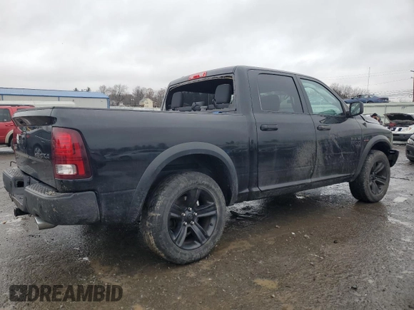 2021 Ram 1500 Warlock z VIN 1C6RR7LT9MS518556, wystawiony jako Copart lot #45186415 z przebiegiem 79 875 mil mil oraz Szkoda całkowita • Salvage title. Historia ofert i sprzedaży dostępna na DreamBid. Obrazek 3.