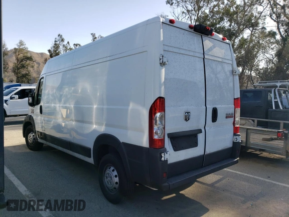 2017 Ram ProMaster Cargo with VIN 3C6TRVDG1HE506583, listed as a Copart auction lot 88796535 with Not Provided miles and Salvage Title. Bid and sale history available at carsss.com. Image 2.