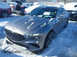 2024 Genesis G70 3.3T Sport Advanced with VIN KMTG54SE7RU136939, listed as a IAAI auction lot 41293218 with 8,160 mi miles. Bid and sale history available at carsss.com. Image 2.