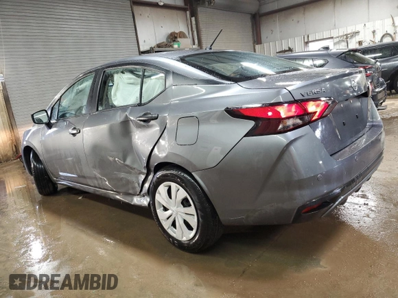 2024 Nissan Versa S with VIN 3N1CN8DV9RL910722, listed as a Copart auction lot 50313065 with 24,587 mi miles and Salvage Title. Bid and sale history available at carsss.com. Image 2.