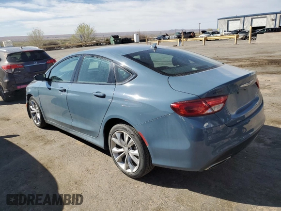 2015 Chrysler 200 S with VIN 1C3CCCBB6FN711335, listed as a Copart auction lot 49464385 with 75,042 mi miles and Salvage Title. Bid and sale history available at carsss.com. Image 2.