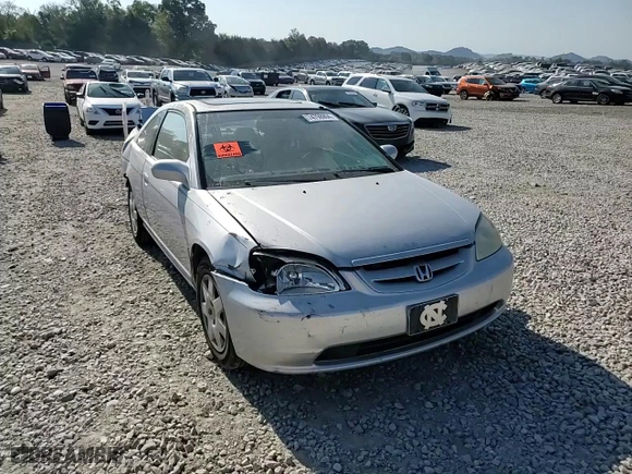 2002 Honda Civic EX with VIN 1HGEM21932L050011, listed as a Copart auction lot 74798994 with 284,755 mi miles and Clean Title. Bid and sale history available at carsss.com. Image 11.