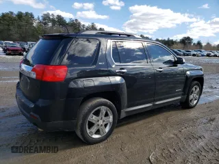 2013 GMC Terrain SLT with VIN 2GKFLUE33D6237532, listed as a Copart auction lot 47195035 with 124,891 mi miles and Clean Title. Bid and sale history available at carsss.com. Image 3.