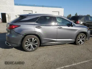 2022 Lexus RX with VIN 2T2HZMAA7NC228058, listed as a Copart auction lot 46857225 with 34,510 mi miles and Salvage Title. Bid and sale history available at carsss.com. Image 3.
