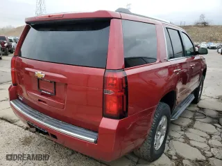 2015 Chevrolet Tahoe LTZ with VIN 1GNSKCKC8FR133323, listed as a Copart auction lot 47989525 with 123,391 mi miles and Salvage Title. Bid and sale history available at carsss.com. Image 3.