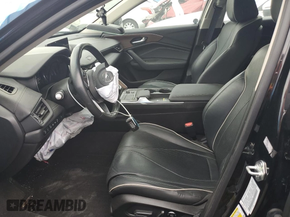 2021 Acura TLX Advance with VIN 19UUB5F65MA011856, listed as a Copart auction lot 54974865 with 29,390 mi miles and Salvage title. Bid and sale history available at DreamBid. Image 7.