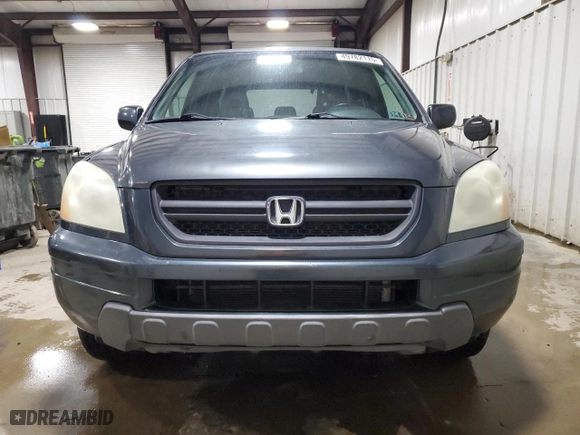 2004 Honda Pilot EX with VIN 2HKYF18604H596350, listed as a Copart auction lot 49782115 with 118,430 mi miles and Salvage Title. Bid and sale history available at carsss.com. Image 5.