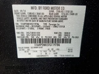 2015 Ford Police Interceptor with VIN 1FAHP2MK5FG119786, listed as a Copart auction lot 47562915 with 141,571 mi miles and Salvage title. Bid and sale history available at DreamBid. Image 12.