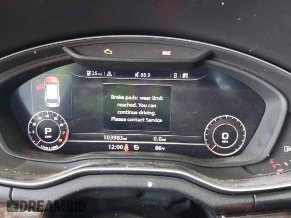 2020 Audi Q5 Premium Plus with VIN WA1BNAFYXL2059038, listed as a IAAI auction lot 42397030 with 103,983 mi miles and . Bid and sale history available at DreamBid. Image 7.