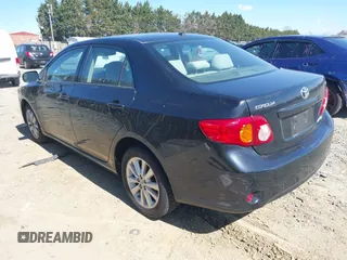 2009 Toyota Corolla with VIN JTDBL40EX9J048373, listed as a IAAI auction lot 41890789 with 191,490 mi miles. Bid and sale history available at carsss.com. Image 3.