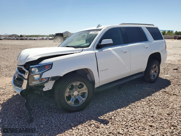 2018 Chevrolet Tahoe LS with VIN 1GNSKAKC6JR258527, listed as a Copart auction lot 71314804 with 69,040 mi miles and Salvage Title. Bid and sale history available at carsss.com. Image 1.