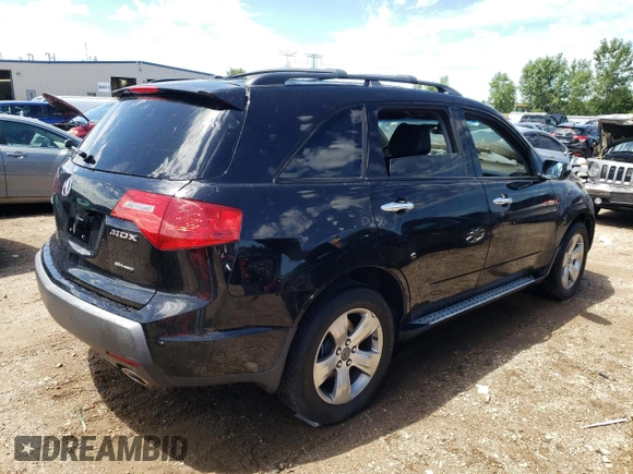 2009 Acura MDX Sport/Pwr Tail Gate with VIN 2HNYD28789H517246, listed as a Copart auction lot 61708274 with 0 mi miles and Salvage Title. Bid and sale history available at carsss.com. Image 3.