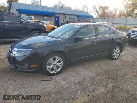 2012 Ford Fusion SE with VIN 3FAHP0HA4CR205519, listed as a Copart auction lot 47305505 with 49,627 mi miles and Salvage Title. Bid and sale history available at carsss.com. Image 1.