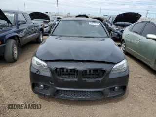 2013 BMW 5 Series 550i with VIN WBAFR9C57DDX80442, listed as a Copart auction lot 54935275 with 92,346 mi miles and Clean Title. Bid and sale history available at carsss.com. Image 5.