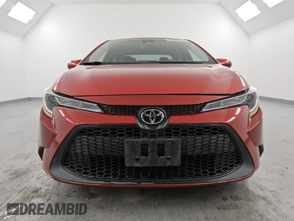 2020 Toyota Corolla LE with VIN 5YFHPRAEXLP020747, listed as a Copart auction lot 53922555 with 104,534 mi miles and Clean Title. Bid and sale history available at carsss.com. Image 5.