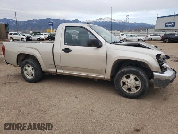 2008 GMC Canyon SLE1 with VIN 1GTCS149588101375, listed as a Copart auction lot 52304005 with 0 mi miles and Salvage Title. Bid and sale history available at carsss.com. Image 4.
