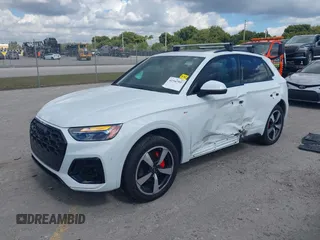 2024 Audi Q5 S line Premium Plus with VIN WA1EAAFY8R2134448, listed as a IAAI auction lot 41547957 with 3,964 mi miles. Bid and sale history available at carsss.com. Image 16.