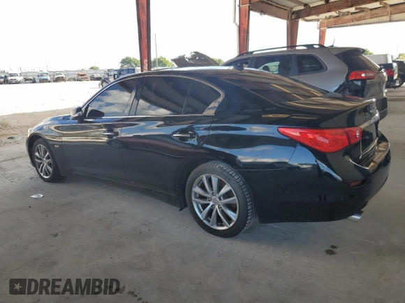 2017 Infiniti Q50 Signature Edition with VIN JN1EV7AP7HM739398, listed as a Copart auction lot 72574484 with 107,823 mi miles and Clean Title. Bid and sale history available at DreamBid. Image 2.