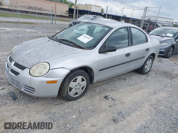 2005 Dodge Neon SE with VIN 1B3ES26C35D205066, listed as a IAAI auction lot 41943955 with 129,821 mi miles. Bid and sale history available at carsss.com. Image 2.