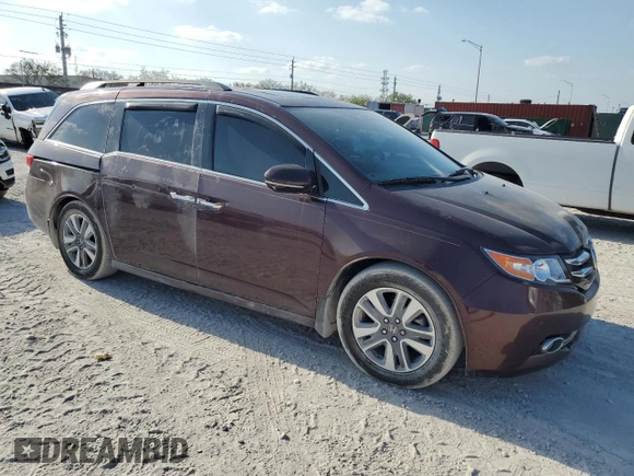 2014 Honda Odyssey Touring with VIN 5FNRL5H97EB025467, listed as a Copart auction lot 53730875 with 209,851 mi miles and Clean Title. Bid and sale history available at carsss.com. Image 4.