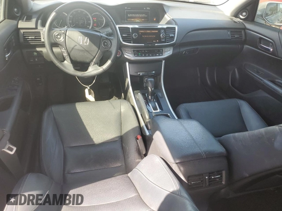 2014 Honda Accord Sedan EX-L with VIN 1HGCR2F87EA224221, listed as a Copart auction lot 52124395 with 114,481 mi miles and Salvage Title. Bid and sale history available at carsss.com. Image 8.