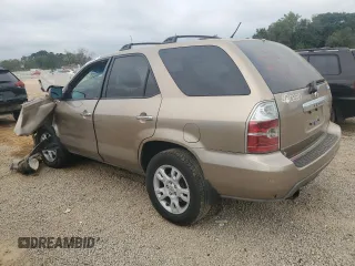2004 Acura MDX Touring Pkg with VIN 2HNYD18644H552098, listed as a Copart auction lot 75460204 with 0 mi miles and Salvage Title. Bid and sale history available at carsss.com. Image 2.